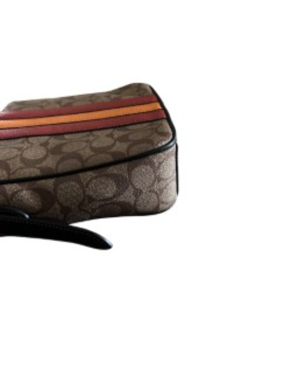 NWT Coach Hudson 21 Signature Varsity Stripe Crossbody Bag - Picture 5 of 10